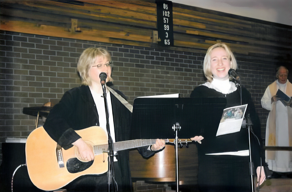 Corinne & Danielle at Holy Spirit
