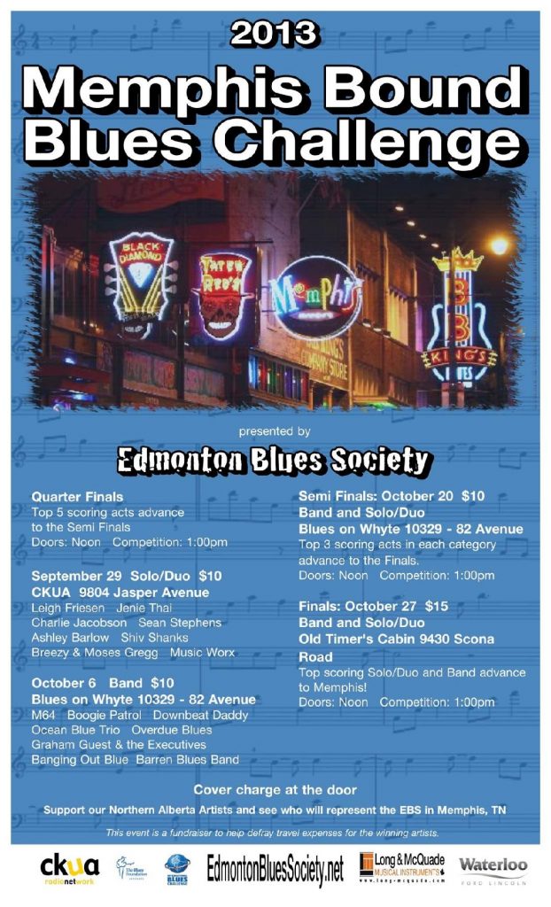 2013 Memphis Bound Blues Challenge