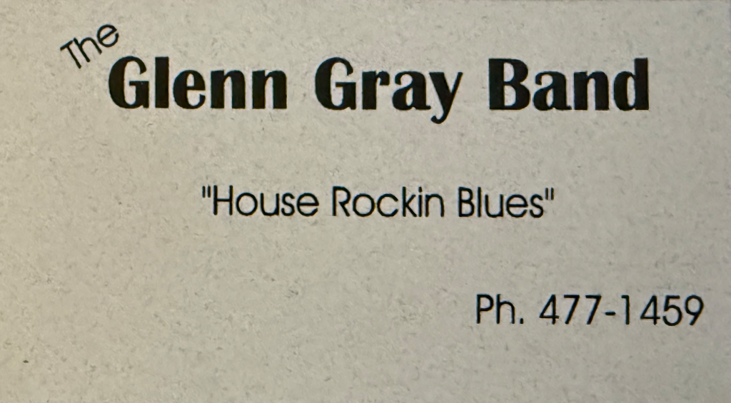 Glenn Gray Band Card